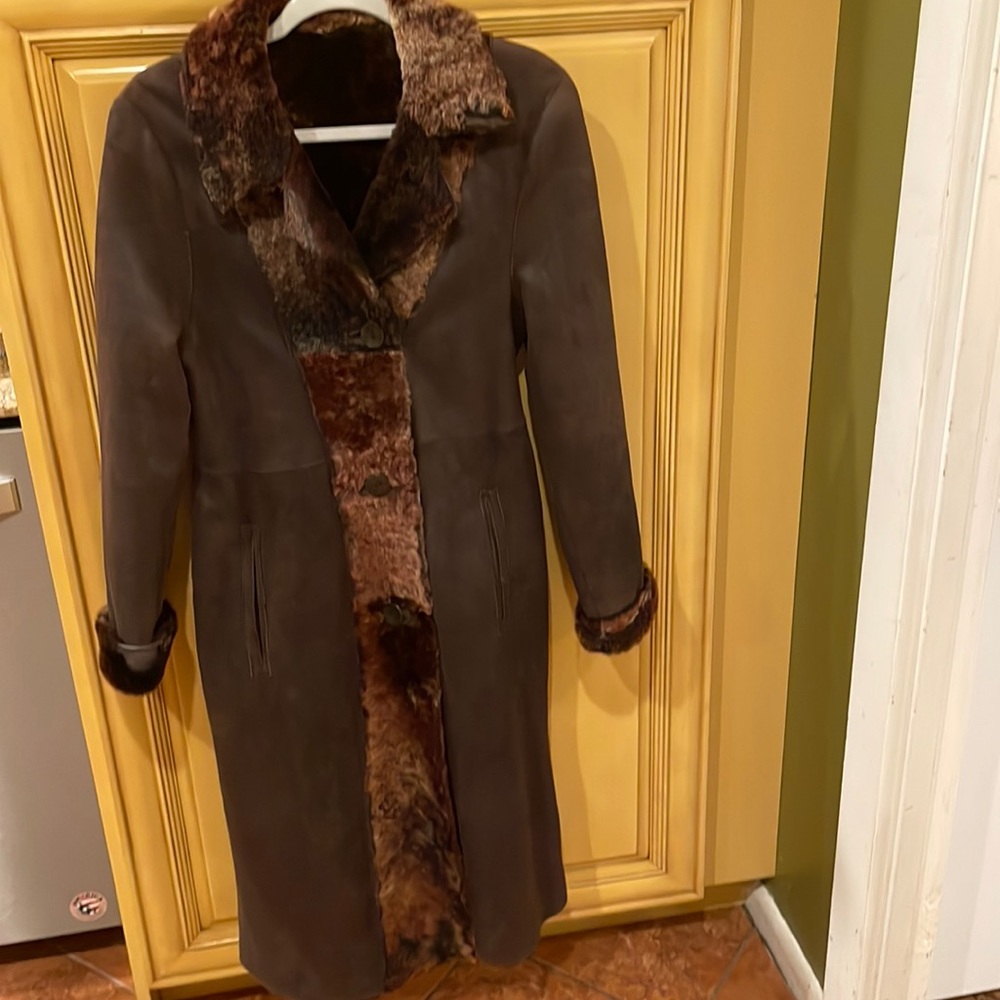 Shearling coat size S